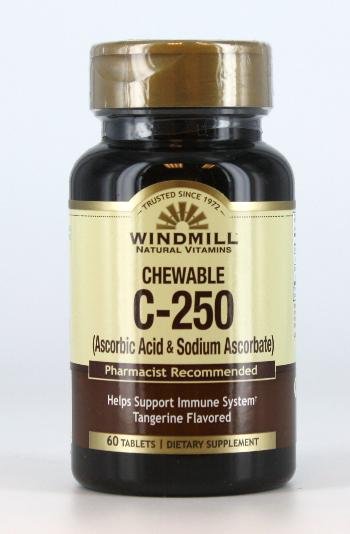 Image 0 of Vitamin C-250 Mg Chew able Tangerine Flavored 60 Tablets