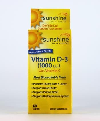 Image 0 of Sunshine Vitamin D 10000IU 60 Tablet
