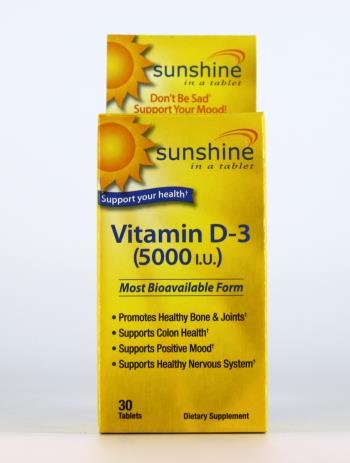 Image 0 of Sunshine Vitamin D 5000IU Super 30 Tablet