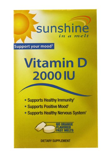 Image 0 of Sunshine Vitamin D 2000IU 60 Quick Melts