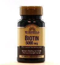 Image 0 of Biotin 5000 Mcg 60 Tablet