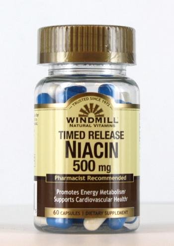 Image 0 of Niacin 500 Mg Timed Release 60 Capsules