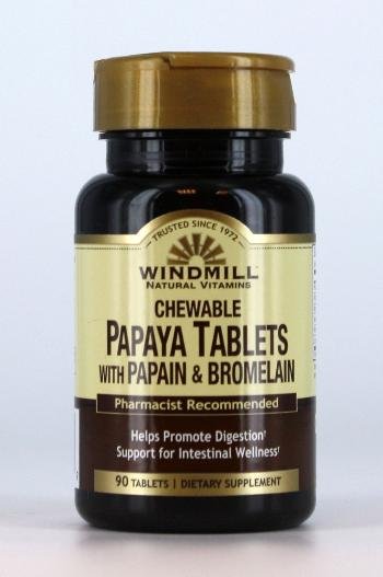 Image 0 of Papaya & Pineapple Enzymes 90 Chew Able Tablet