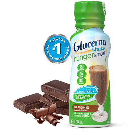 Image 0 of Glucerna Hunger Smart Shake Chocolate 12 x 10 Oz