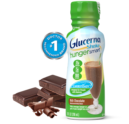 Glucerna Hunger Smart Shake Chocolate 12 x 10 Oz