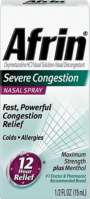 Image 0 of Afrin Original Severe Congested Relief Spray 15 Ml