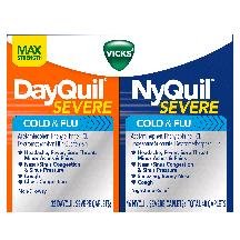Image 0 of Dayquil/Nyquil Severe Cold & Flu Relief 48 Capsules