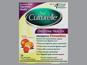 Image 0 of Culturelle Chew able Orange Digestive 24 Tablet