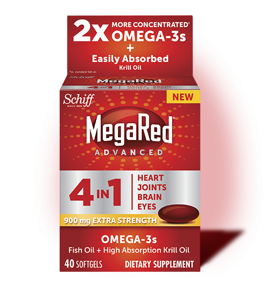 Image 0 of MegaRed Advance 4 In 1 2x Omega-3 900 Mg 40 Soft Gels