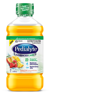 Pedialyte Advanced Tropical Fruit 4 x 1 Liter