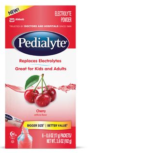 Pedialyte Large Powder Packet Cherry 6 x 6 Ct