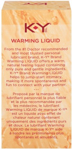 K-Y Liquid Warming Lubricant 1 Oz