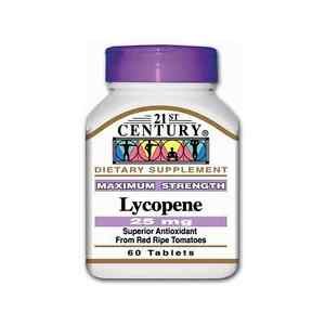 Lycopene 25 Mg Maximum Strength 60 Tablet By 21St Century