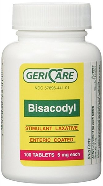 Image 0 of Bisacodyl 5mg Tablet 100ct by Geri-Care