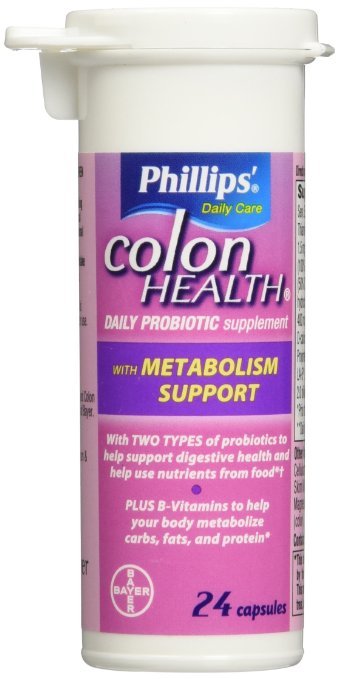 Phillips Colon Health Metabolism Support 24 Caps