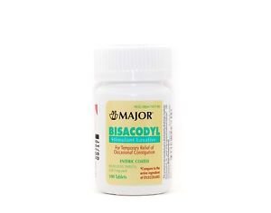 Bisacodyl 5mg EC Tablet 100ct by Major