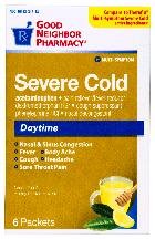 Gnp Severe Cold Day Green Tea Lemon Powder 6 Ct