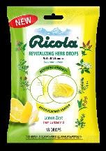 Image 0 of Ricola Revitalizing Lemon Zest Bag 18 Ct