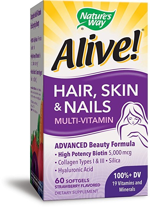 Alive Multivitamin Hair Skin & Nail 60 Soft Gels