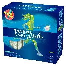 Image 0 of Tampax Pearl Active Super 36 Tampons