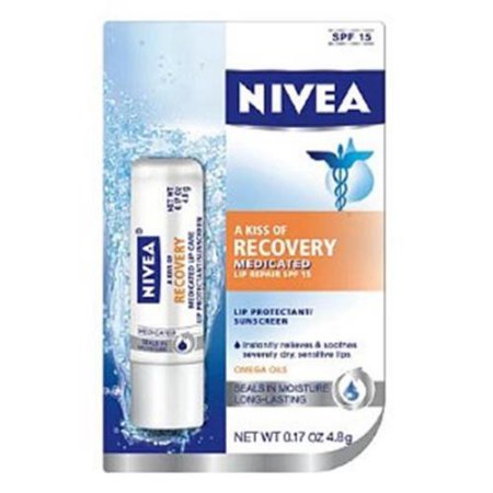 Image 0 of Nivea Lip Care Medicated Recover 6 x 0.17 Oz