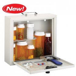 Image 0 of Med Master Deluxe Locking Medium Cabinet Dropship