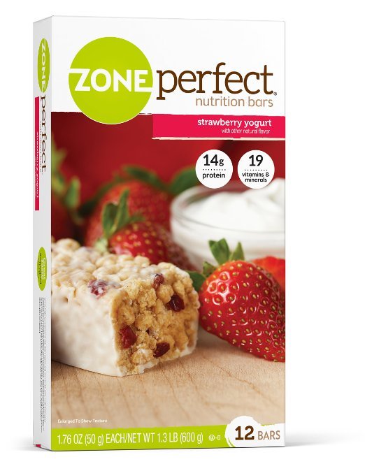 Zone Perfect Strawberry Yogurt Bars 12 x 1.76 Oz