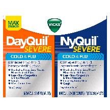 Image 0 of Dayquil/Nyquil Severe Cold Flu 24 Capsules