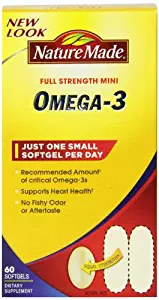 Image 0 of Nature Made Omega 3 Super 500 Mg 60 Soft Gel Capsules