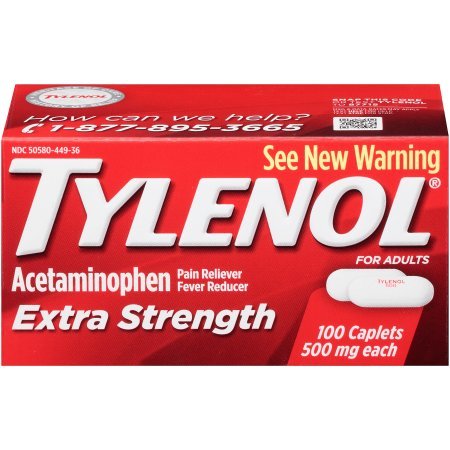 Tylenol Extra Strength Rapid Release 100 Capsules
