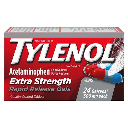 Tylenol Extra Strength Rapid Release 24 Capsules