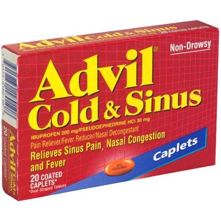 Advil Cold Sinus Pse 20 Caplet