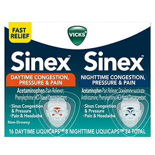 Image 0 of Vicks Sinex Day Night Combo 24 Liquicaps