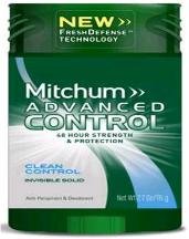 Image 0 of Mitchum A/P Advance Control Clean Deo 2.7 Oz