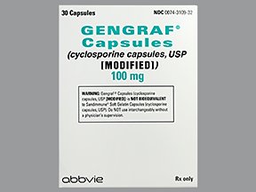 Gengraf 100 Mg 5 x 6 Unit Dose Caps By Abbvie US