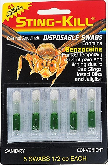 Image 0 of Sting-Kill Disposable Swab Box 5 Ct