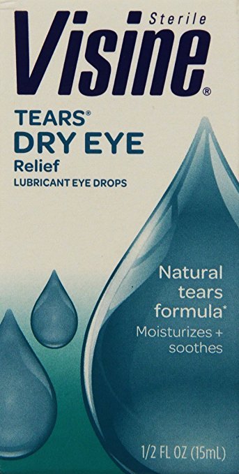 Visine Tears Dry Eye Relief 0.5 Oz
