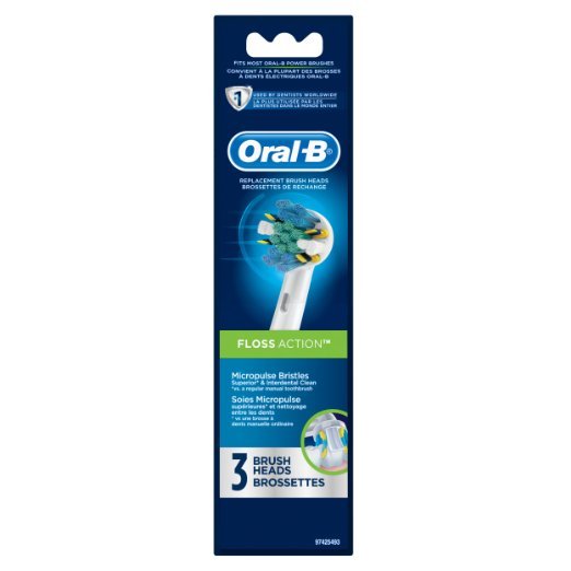 Oral B Toothbrush Floss Action Refill 3 Ct