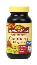 Image 0 of Nature Made Cranberry With Vitamin C 450 Mg 60 Gel Caps