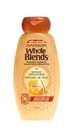 Image 0 of Garnier Whole Blends Honey Treasure Shampoo 12.5 Oz