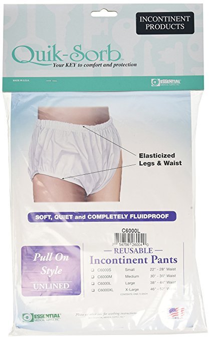 Image 0 of Essential Medical Supply Quik-Sorb Large Pullon Pant