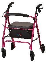 Image 0 of Vibe 6 Rolling Walker Pink 4236PR