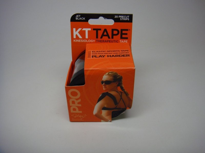 KT Tape Synthetic Tape Pro Black 20 Ct