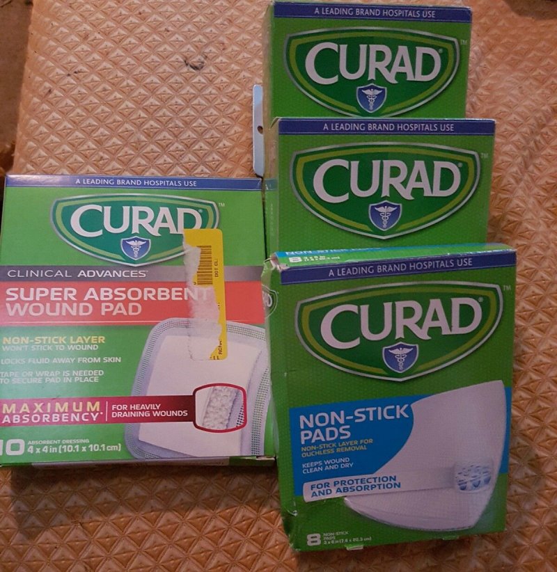 Curad Super Absorb N/A Wound Pad 4 x 4 10 Ct