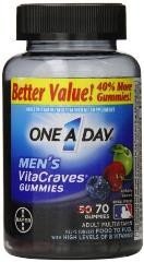 One A Day Men's Vita-craves Gummies 70 Ct