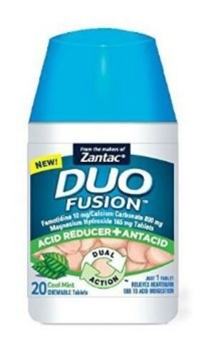 Zantac Duo Fusion Mint 20 Chewable Tablet