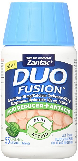Image 0 of Zantac Duo Fusion Mint 55 Chewable Tablet