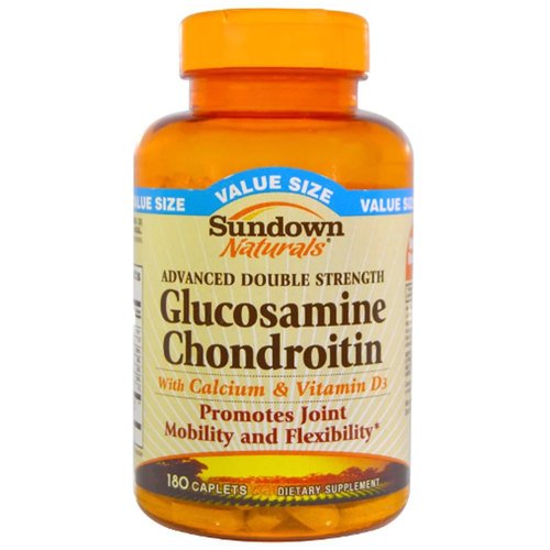 Image 0 of Sundown Naturals, Advanced Double Strength Glucosamine Chondroitin, 180 Caplets