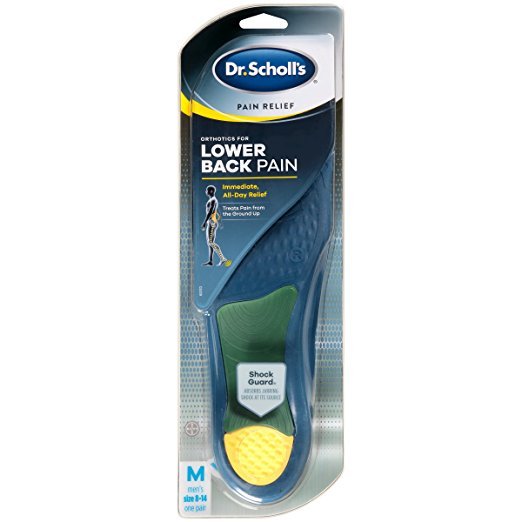 Dr. Scholls Comfort Pain Ortho Lower Back Insole for Men 1 Pr