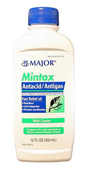 Mintox Acid Reducer 12oz By Major Pharmaceutical